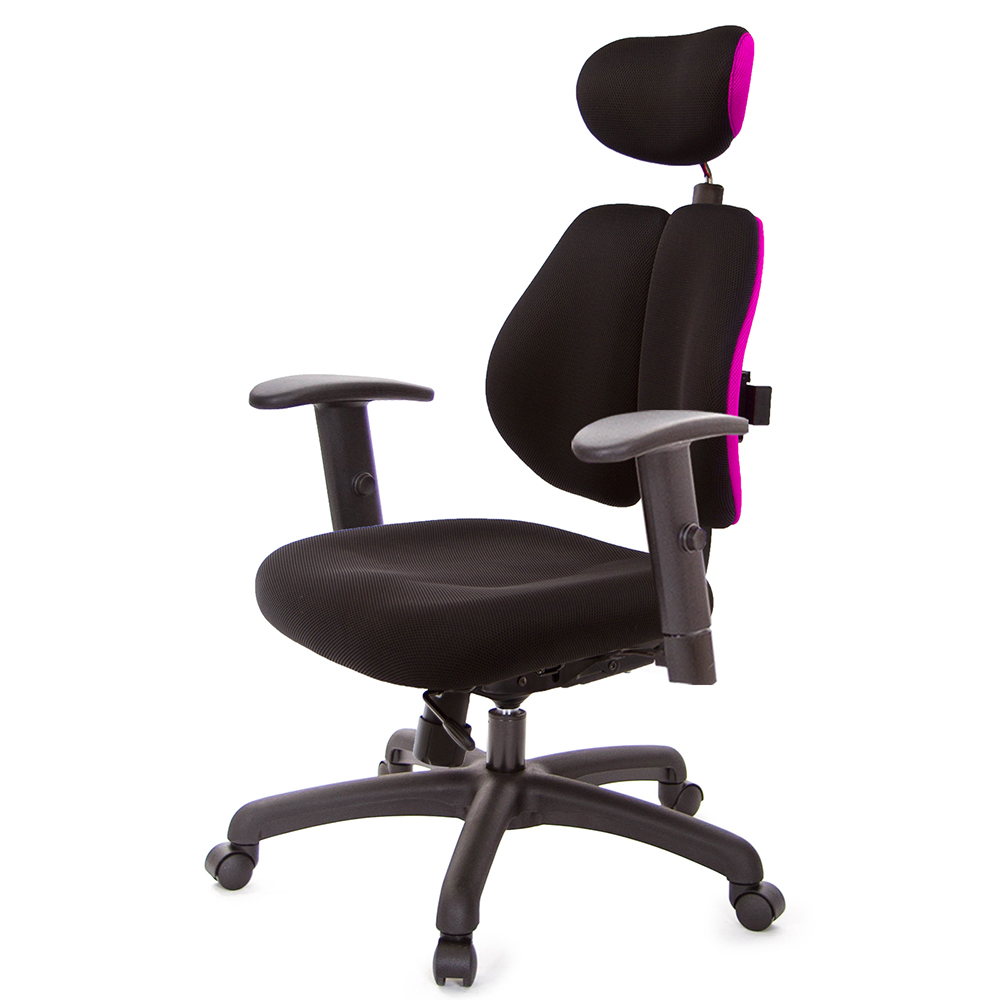 GXG 高背涼感綿 雙背椅 (SO金屬扶手)  型號2994 EA5