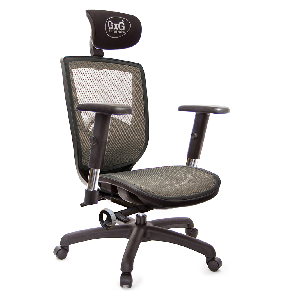 GXG 高背全網 電腦椅 (升降扶手) 型號83F6 EA5