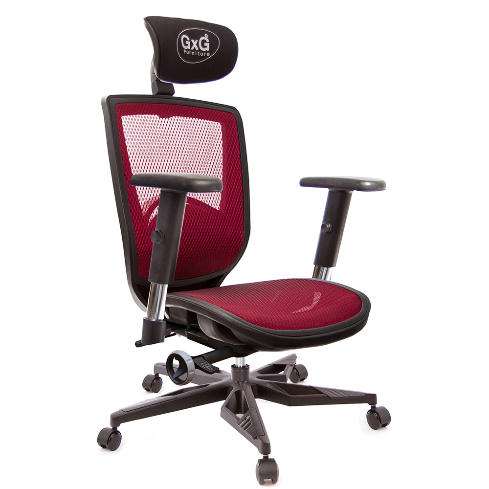 GXG 高背全網 電腦椅 (電競腳/升降扶手) 型號83F6 KGA5