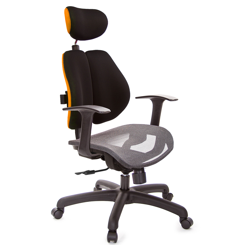 GXG 高雙背網座 電腦椅(T字扶手)  型號2804 EA