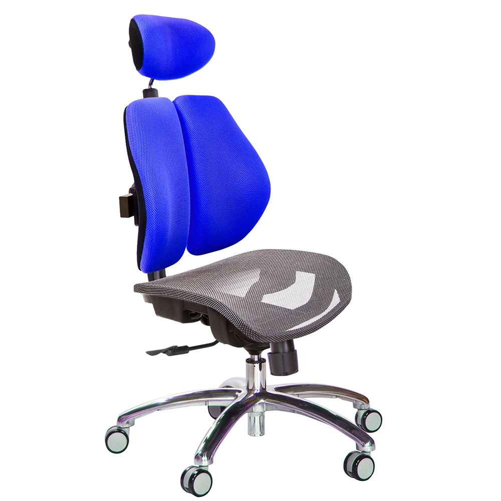 GXG 高雙背網座 電腦椅(鋁腳/無扶手)  型號2804 LUANH