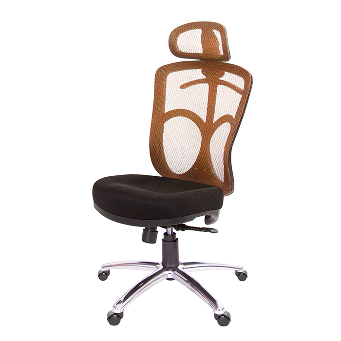 GXG 高背半網 電腦椅  (鋁腳/無扶手) 型號096 LUANH