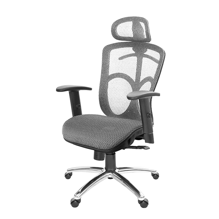 GXG 高背全網 電腦椅  (鋁腳/SO升降手) 型號091 LUA5