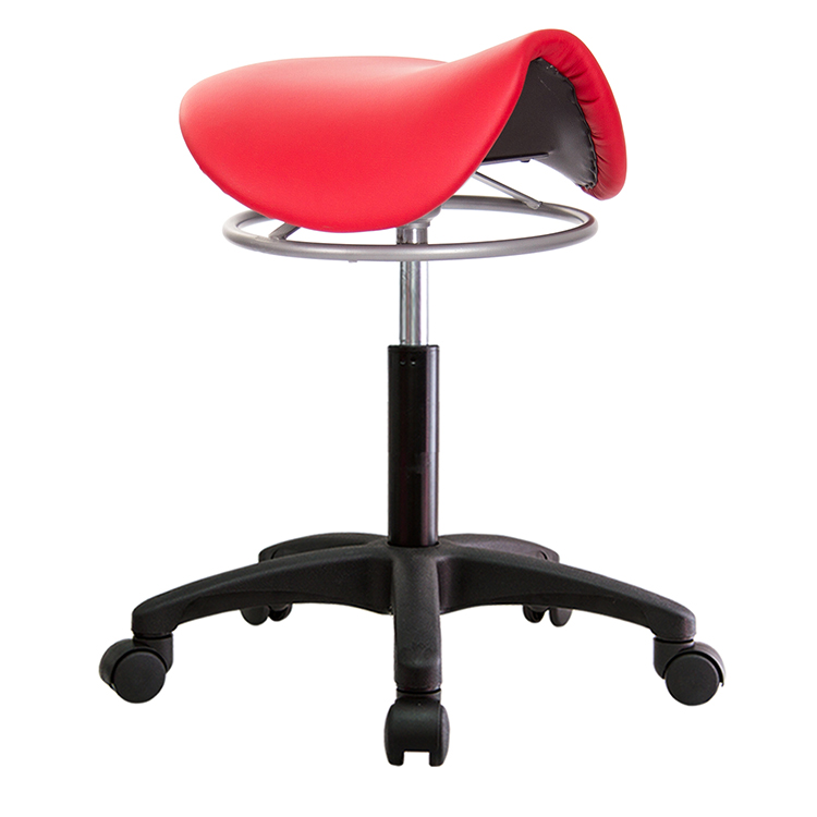 GXG 馬鞍型 工作椅(塑膠腳座) 拉環升降款 型號T04E 
