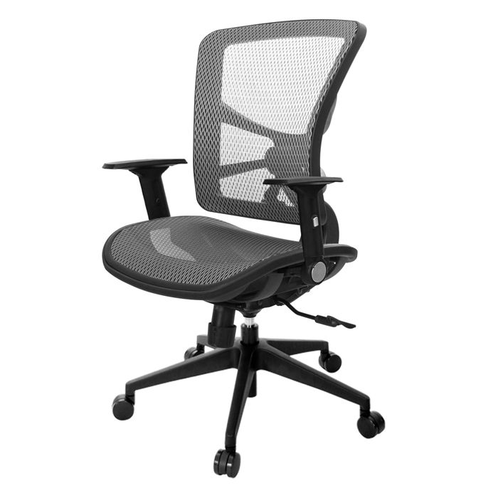 GXG 短背全網 電腦椅 (摺疊扶手) 型號81X7E1