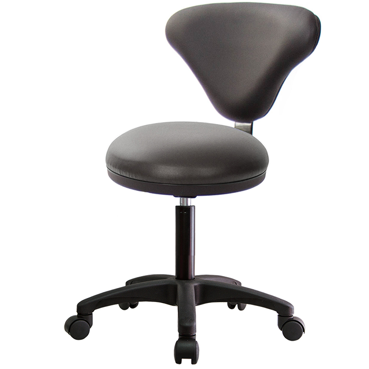 GXG 立體圓凳加椅背 工作椅(塑膠腳) 型號81T2 E