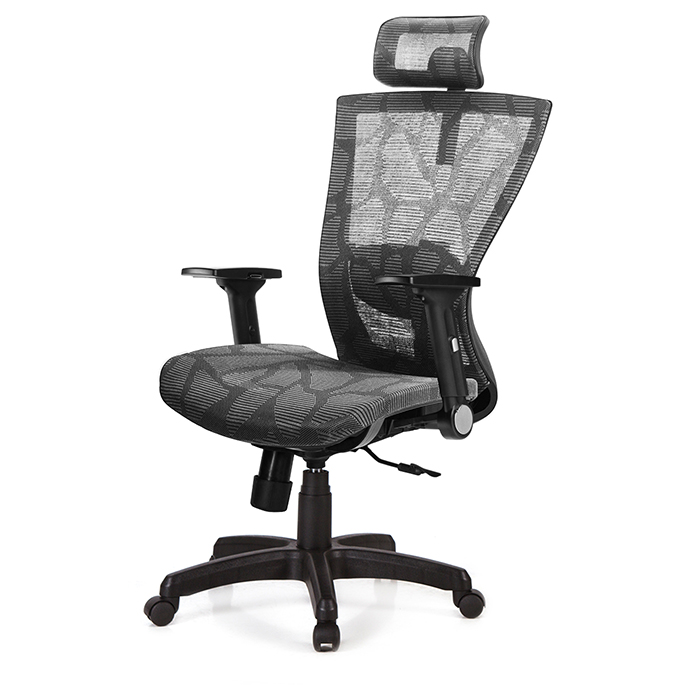 GXG 高背全網 電腦椅 (摺疊滑面扶手) 型號81X5 EA1J