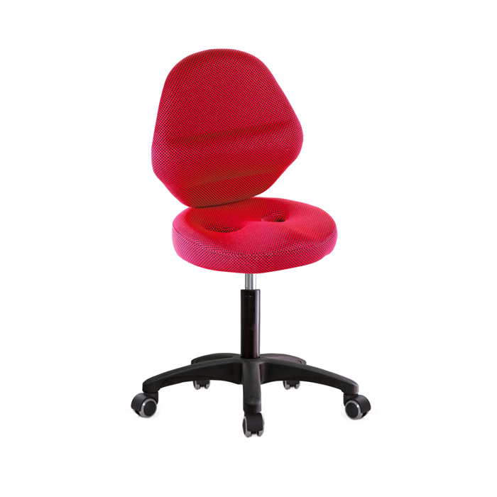 GXG 矮座工作椅 加椅背 (塑膠腳/防刮輪) 型號T10 EXS