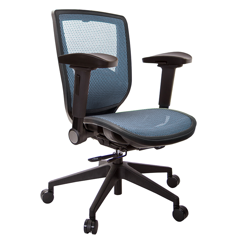 GXG 短背全網 電腦椅 (4D弧面摺疊扶手) 型號81Z6 E1D