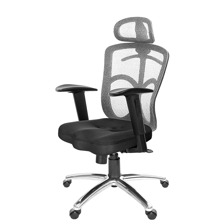 GXG 高背美臀 電腦椅  (鋁腳/2D升降扶手) 型號115 LUA2