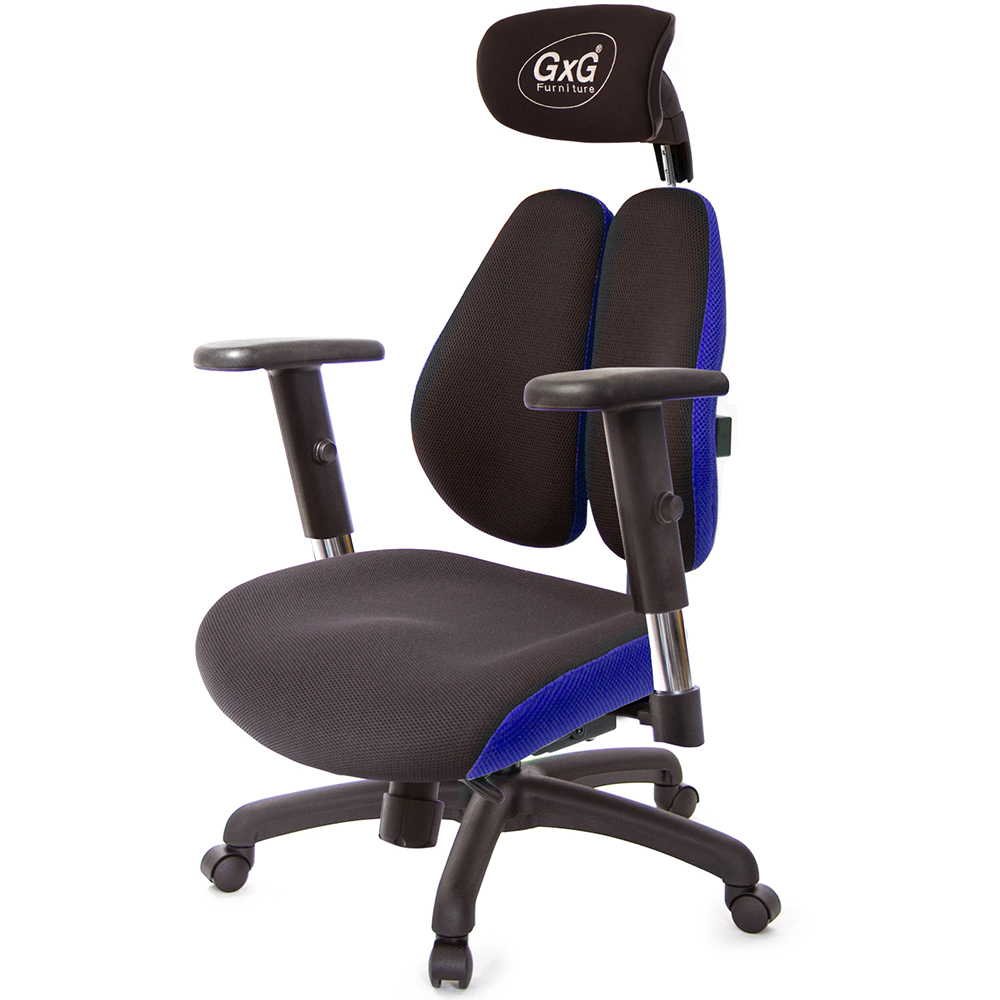 GXG 雙軸枕 DUO KING 工學椅(SO金屬手)  型號3606 EA5