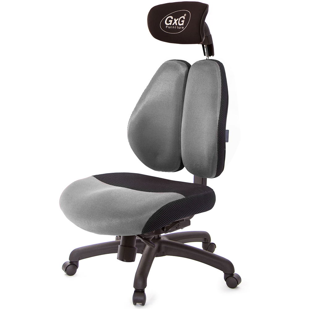 GXG 雙軸枕 DUO KING 記憶棉工學椅(無扶手) 型號3608 EANH