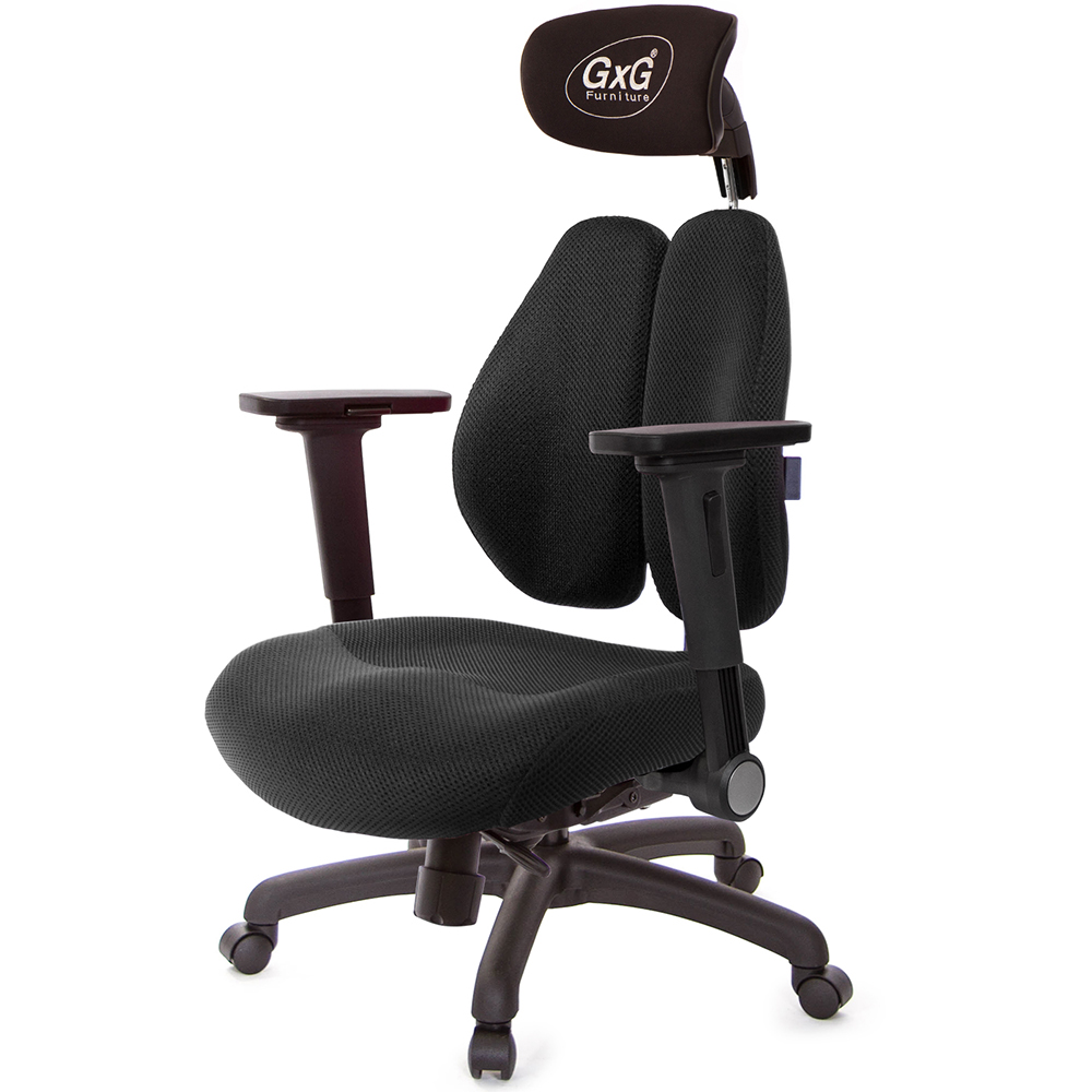 GXG 雙軸枕 DUO KING 記憶棉工學椅(4D平面摺疊手)  型號3608 EA1H
