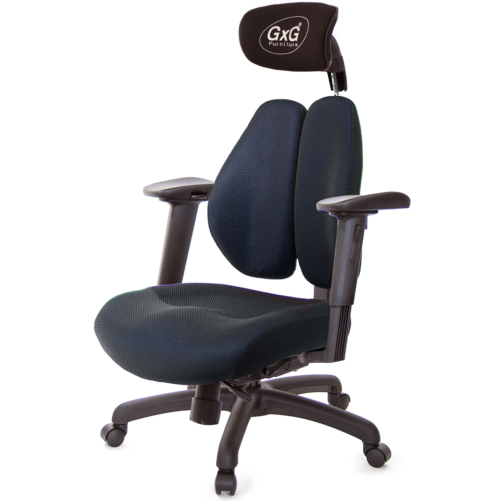GXG 雙軸枕 DUO KING 記憶棉工學椅(2D手遊休閒扶手)  型號3608 EA2JM