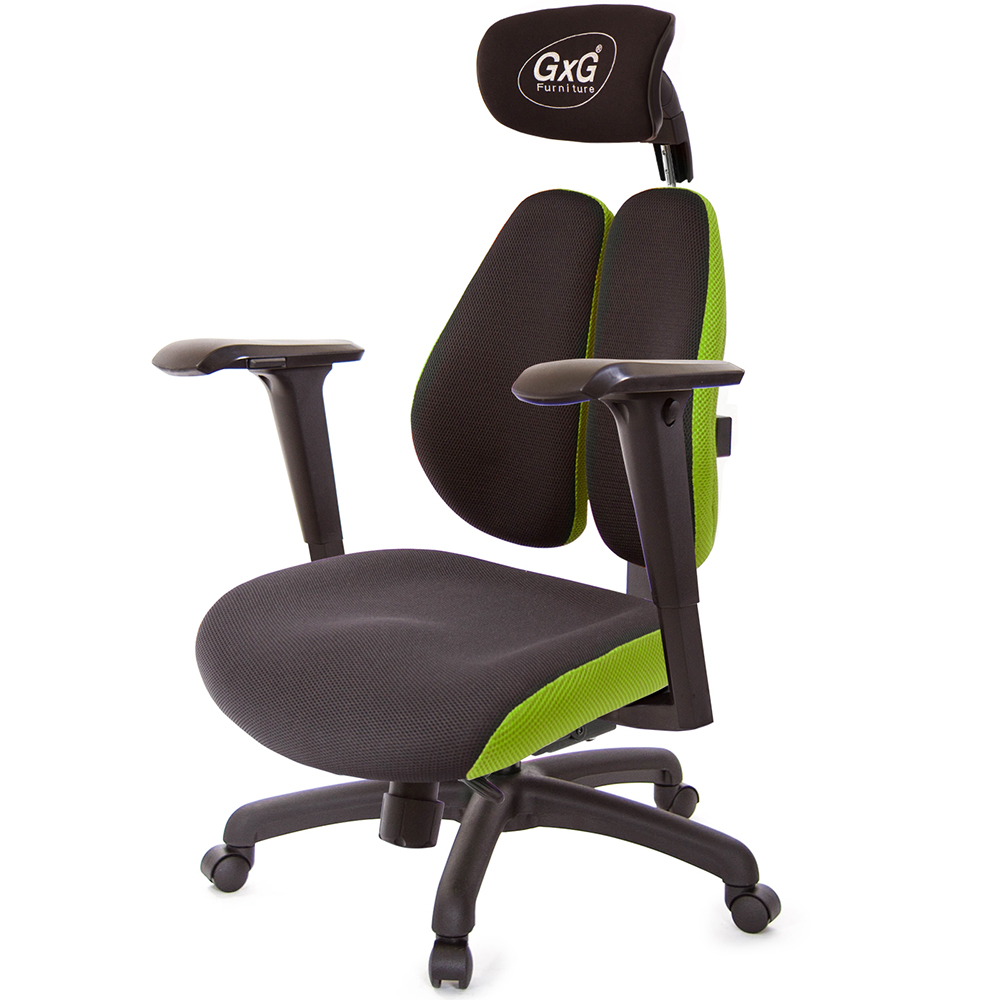 GXG 雙軸枕 DUO KING 記憶棉工學椅(4D升降扶手)  型號3608 EA3