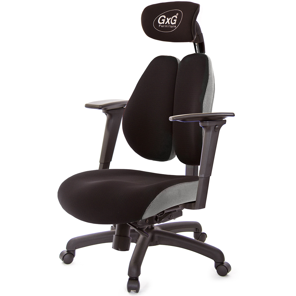 GXG 雙軸枕 DUO KING 記憶棉工學椅(3D手遊休閒扶手)  型號3608 EA9M
