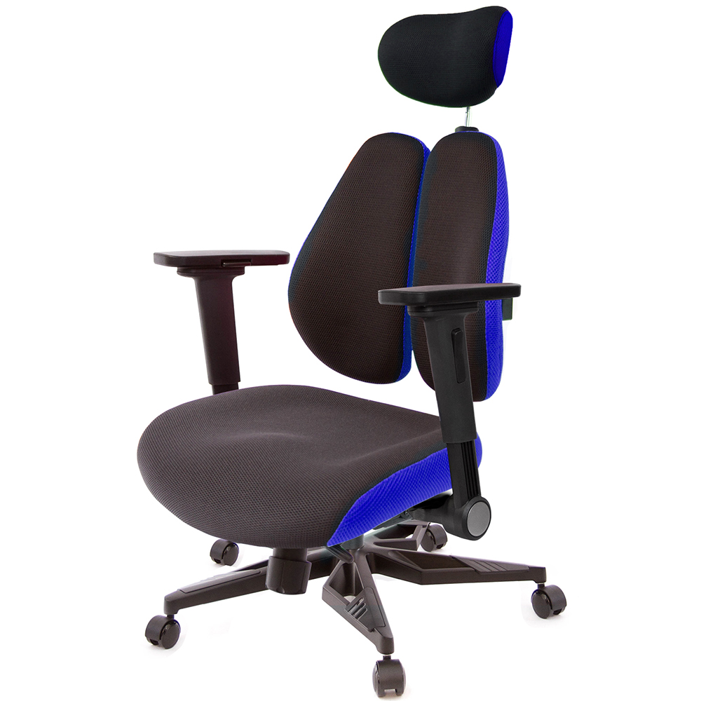 GXG 雙背DUO KING 工學椅(電競腳/4D平面摺疊手)  型號3006 KGA1H