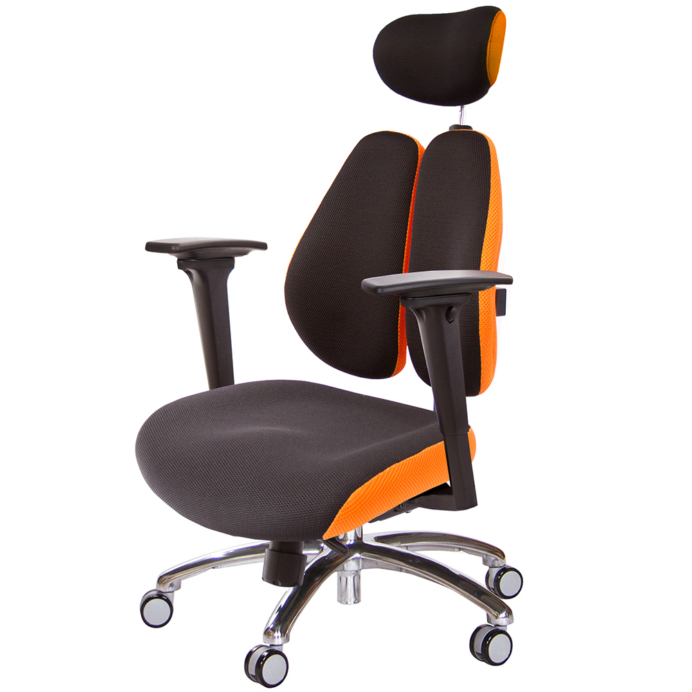 GXG 雙背DUO KING 工學椅(鋁腳/3D升降扶手)  型號3006 LUA9