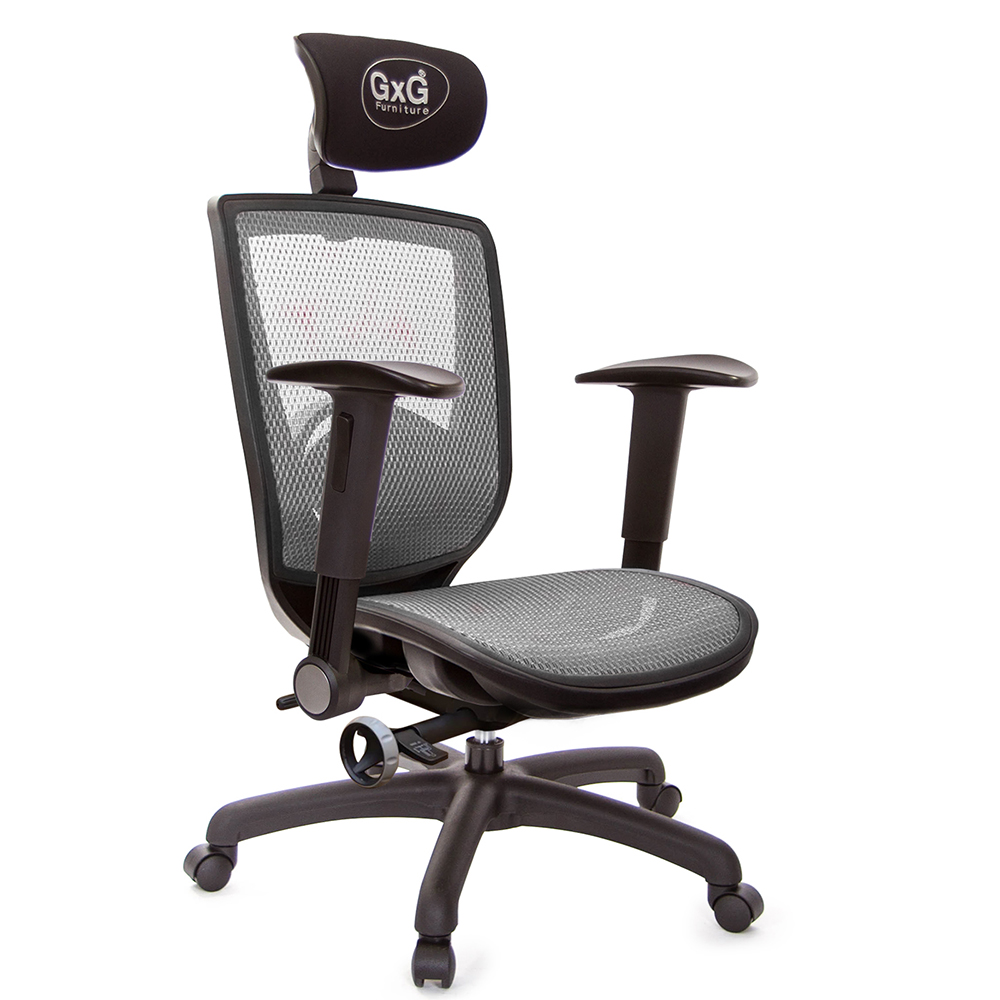 GXG 高背全網 電腦椅 (摺疊扶手) 型號83F6 EA1