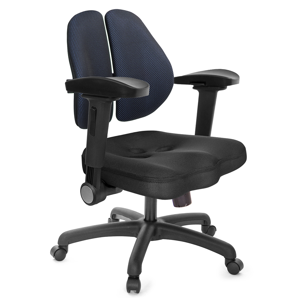 GXG 短背美臀 雙背椅 (摺疊4D弧面扶手)  型號2503 E1D