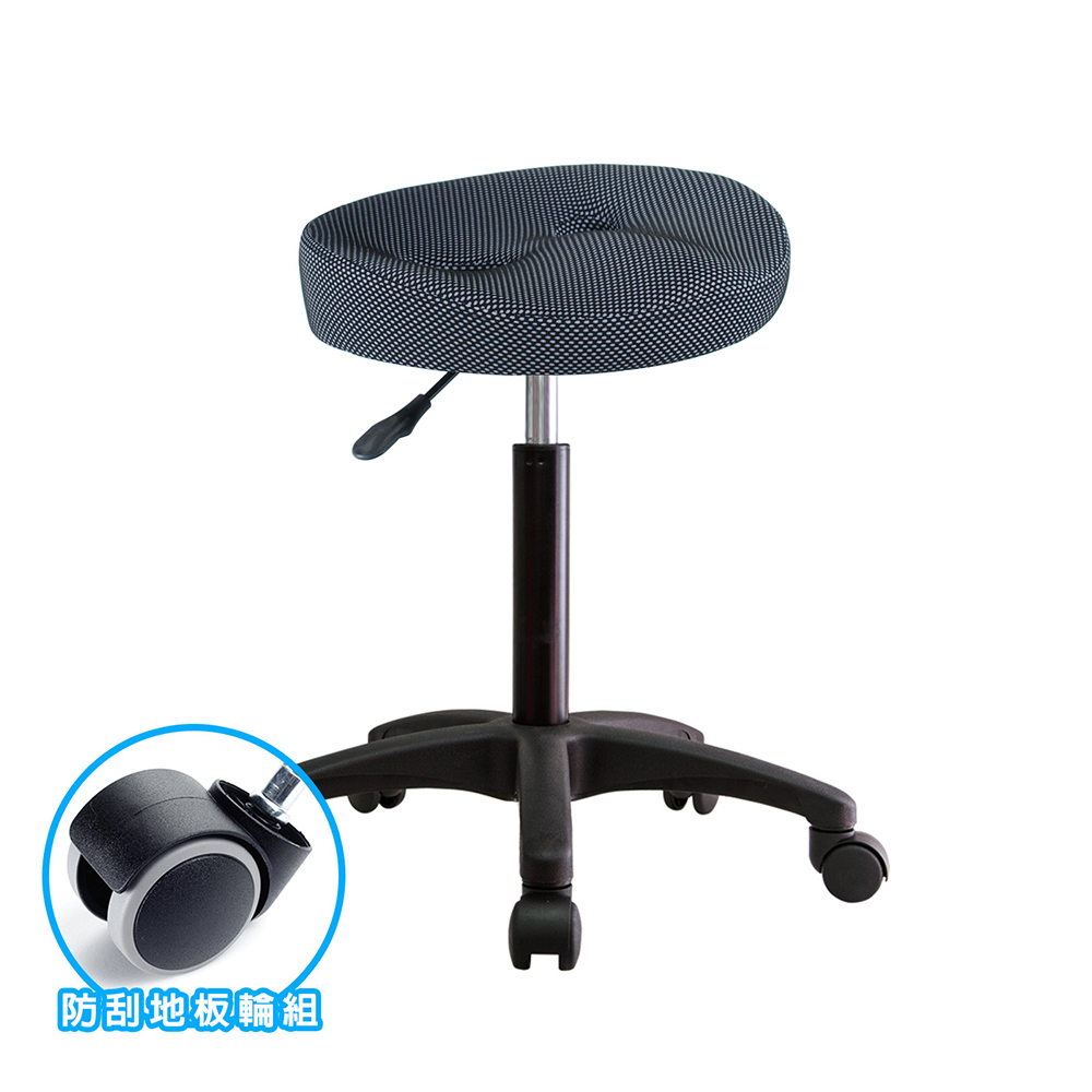 GXG 成型泡棉 工作椅 型號T09EX (PP腳座+防刮輪) 