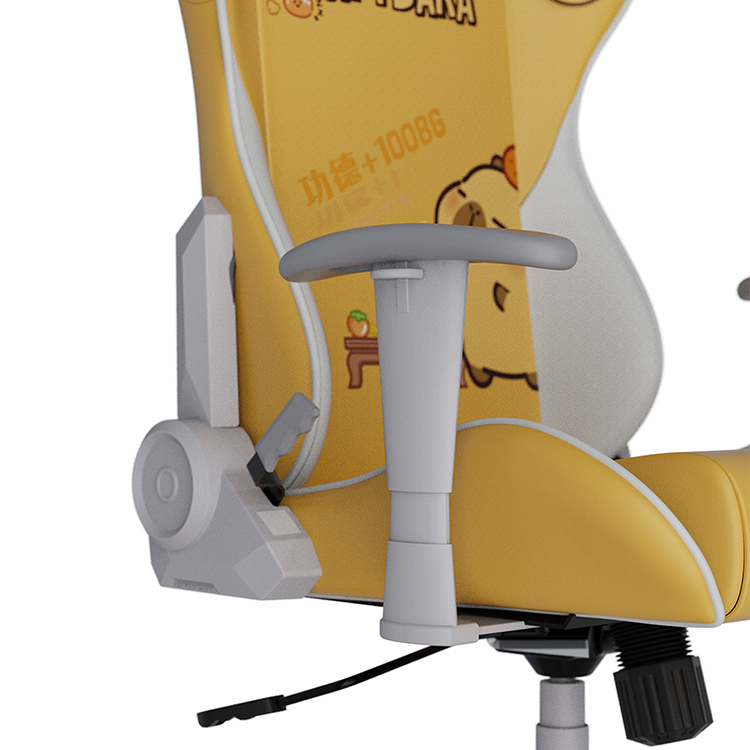 DXRACER 卡皮巴拉小黃豚 電競賽車椅(2D扶手/小型皮面)