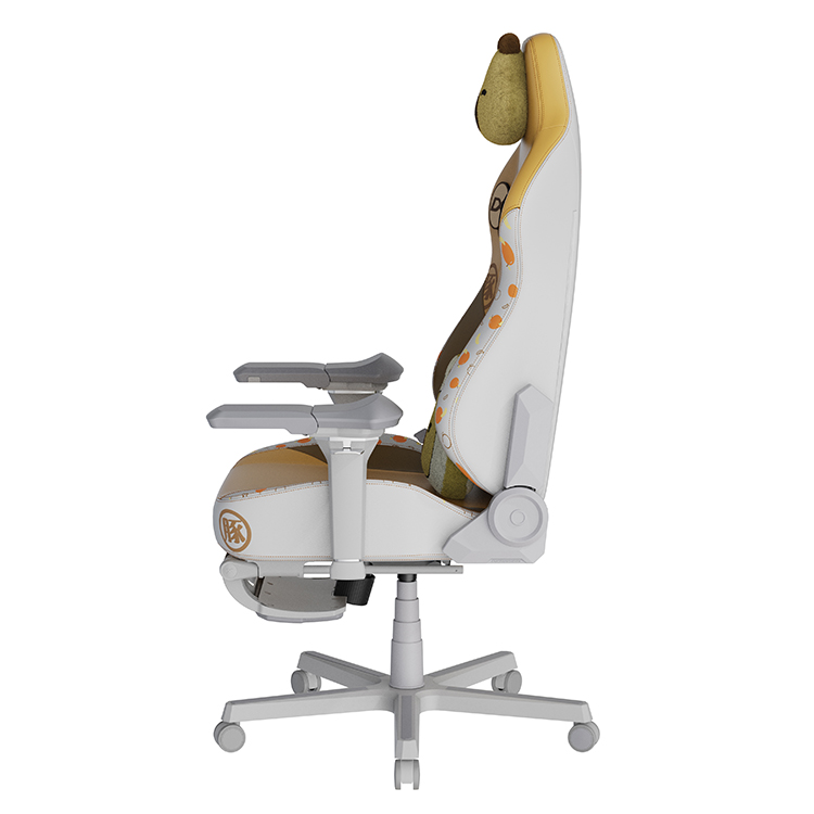 DXRACER 卡皮巴拉小黃豚 電競賽車椅(6D扶手/中型皮面)
