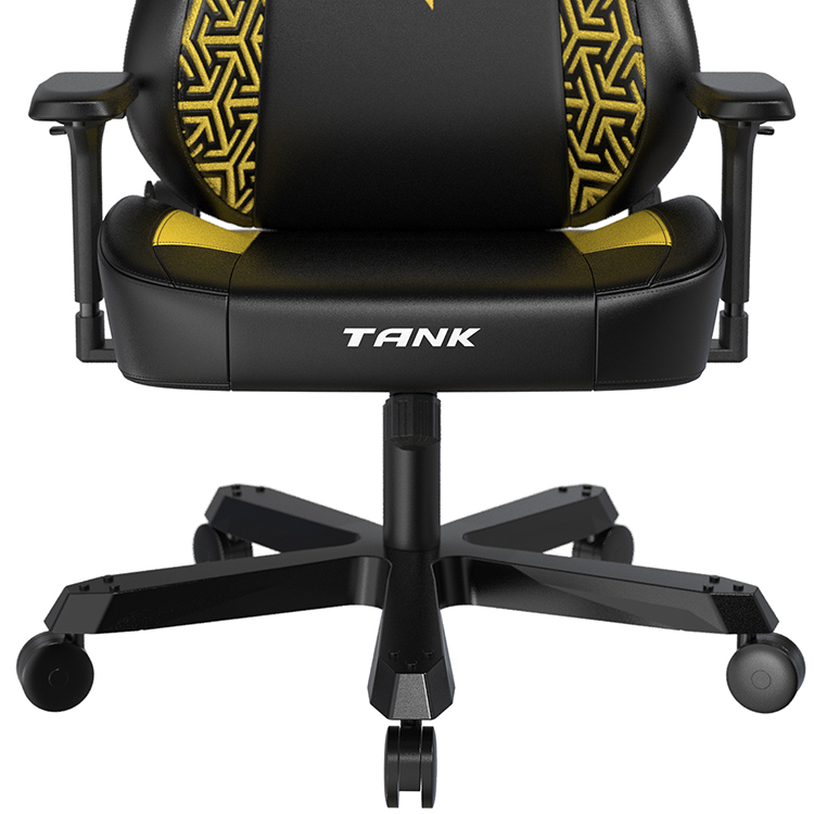 DXRACER TANK泰坦級 電競賽車椅 (黑黃色/皮面)