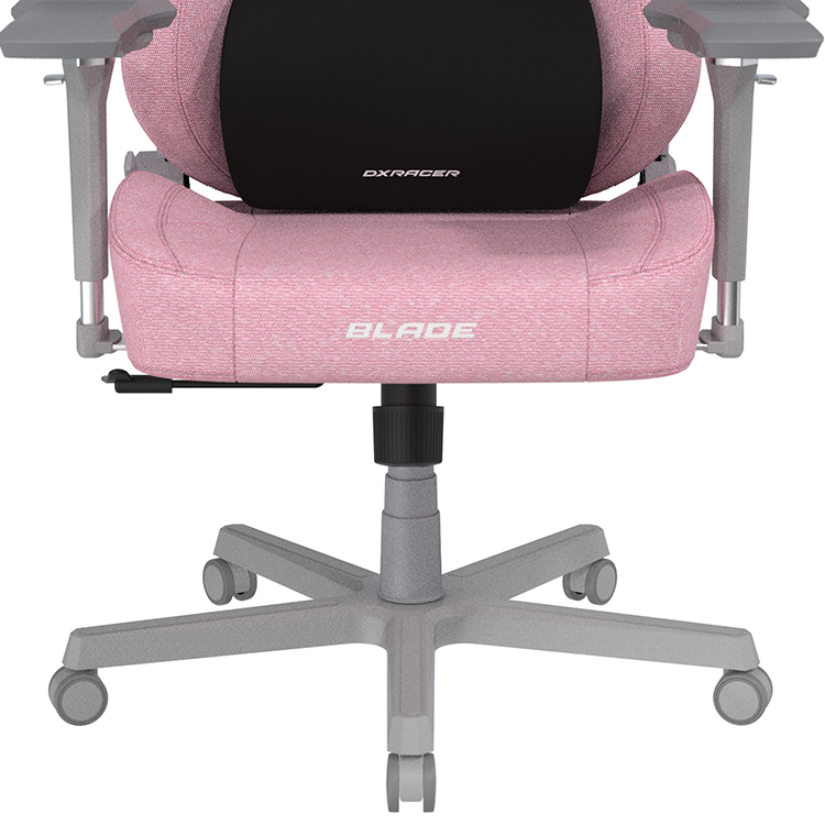 DXRACER 電競賽車椅 利刃 (6D扶手/布面粉紅色)