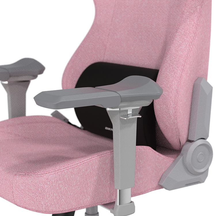 DXRACER 電競賽車椅 利刃 (6D扶手/布面粉紅色)