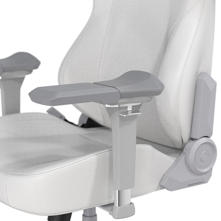 DXRACER 電競賽車椅 利刃 (6D扶手/皮面白色)