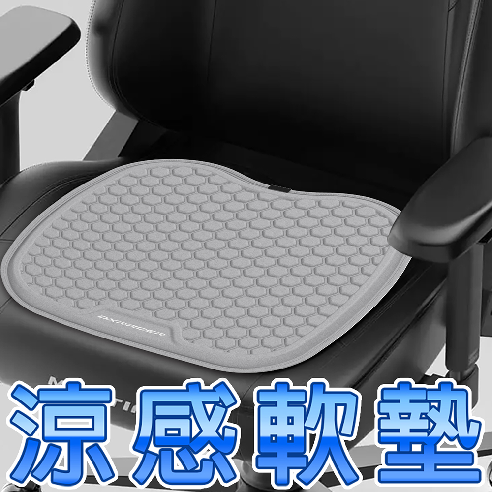 Dxracer  電競賽車椅/車用 降溫涼感凝膠軟墊 (灰色)  Cool Cushion